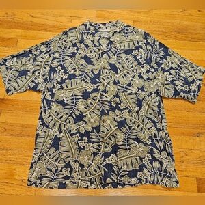 Breakwater Hawaiian Short Sleeve Button Down Shirt Size XL